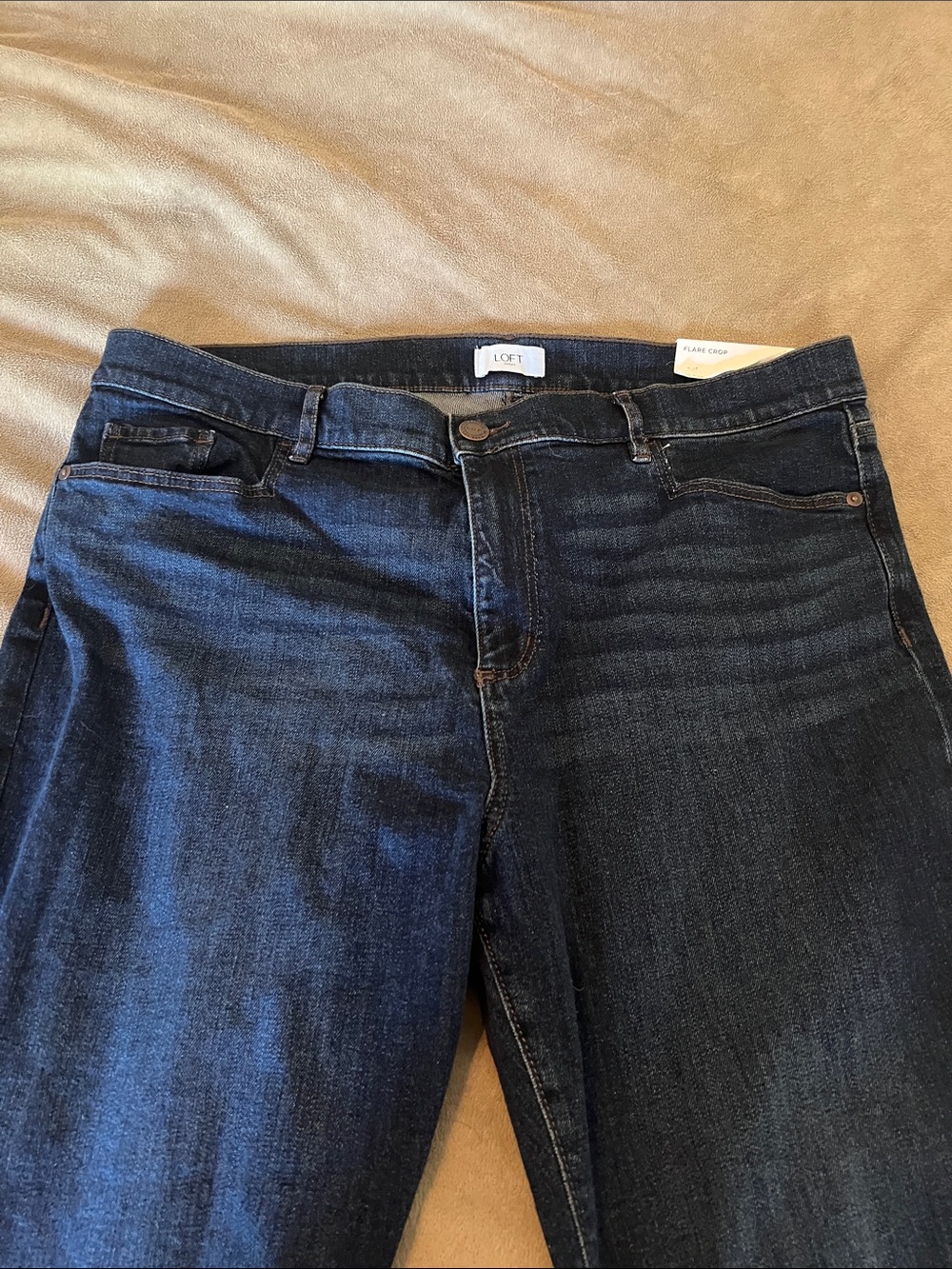 LOFT Women's Dark Indigo Skinny Jeans